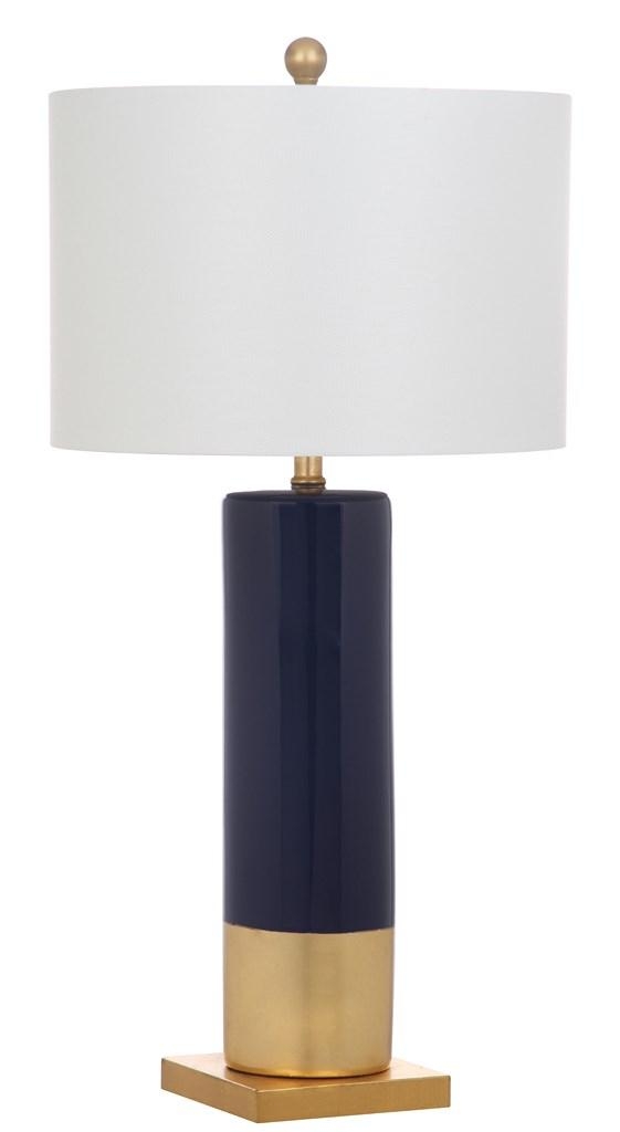 Dolce 31-Inch H Table Lamp - Navy/Gold - Arlo Home - Image 0