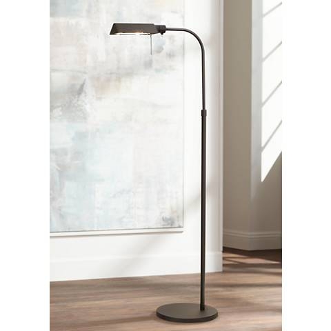 Sonneman Tenda Pharmacy Adjustable Floor Lamp black - Image 0