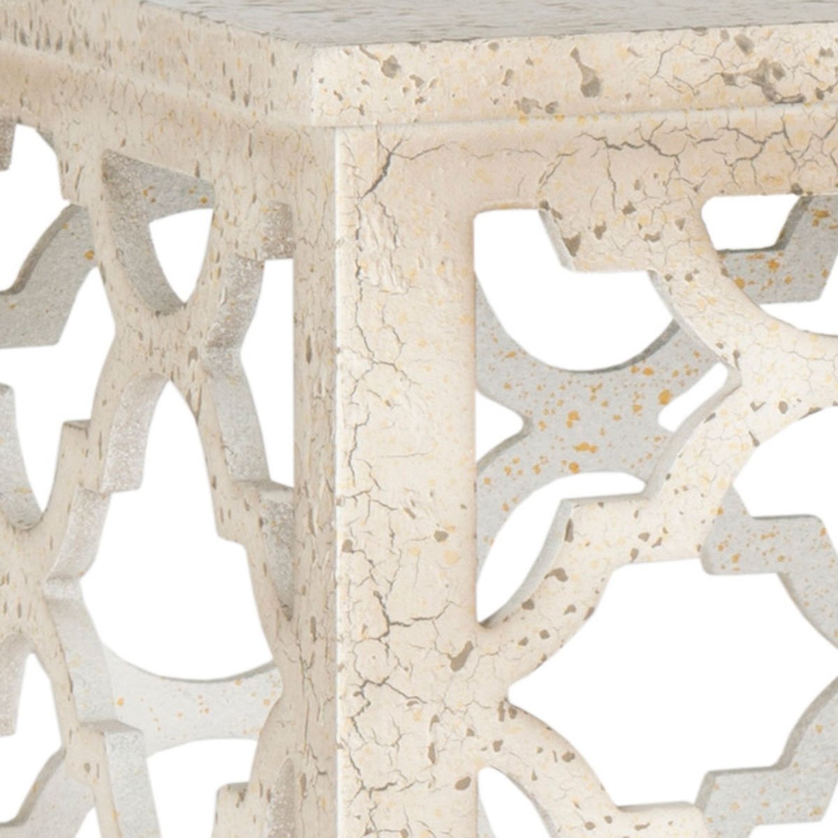 Lonny End Table - Distressed White - Safavieh - Image 2