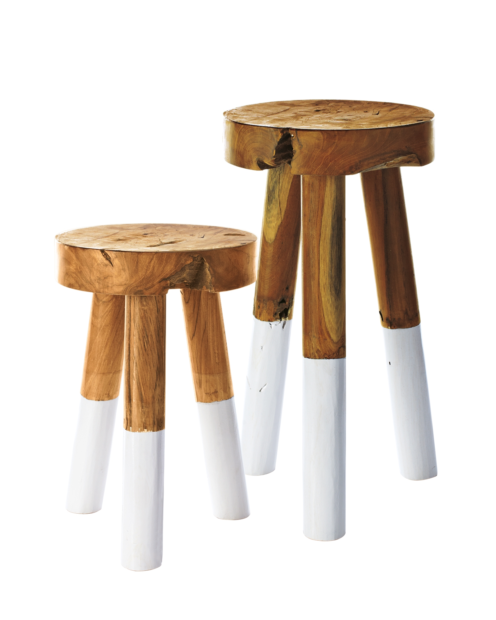 Dip-Dyed Stools - Small - Image 1