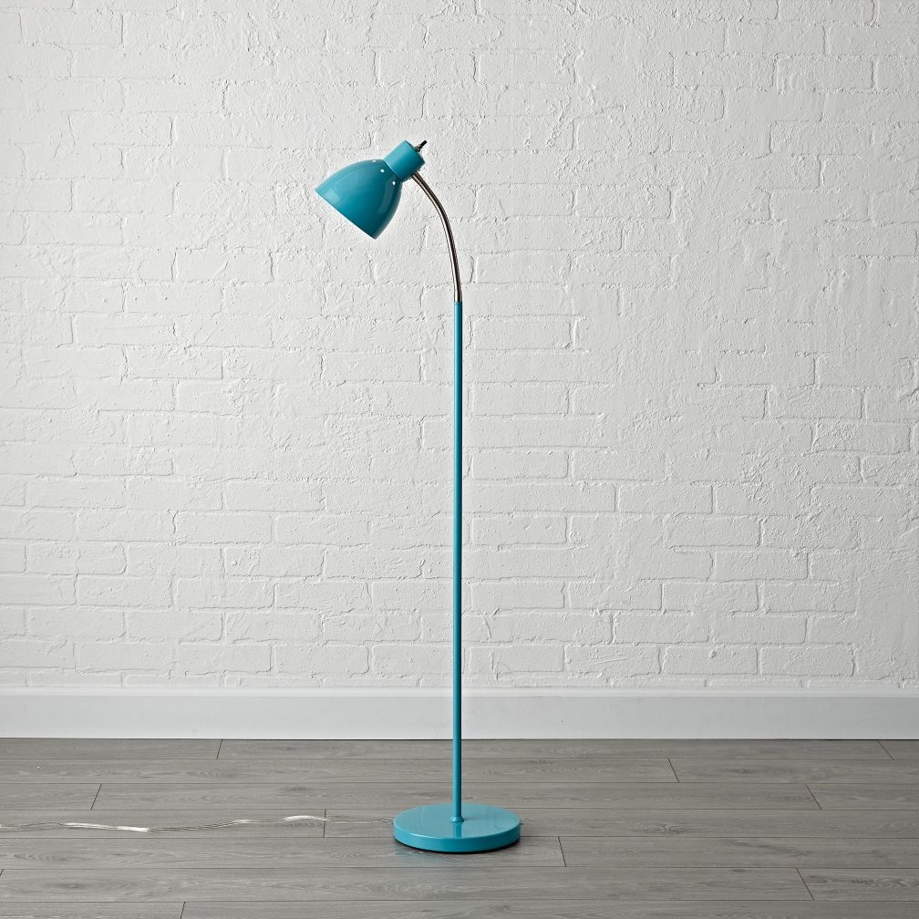 Bright Idea Teal Floor Lamp - Image 0