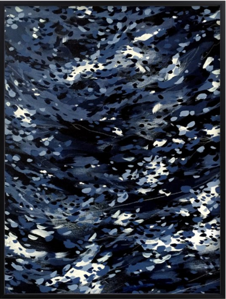 Sierra Sky- Rich Black Wood Frame - Image 0