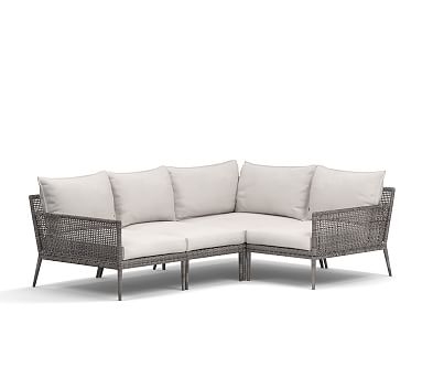 Cammeray All-Weather Wicker 4-Piece Sectional Set - Image 0