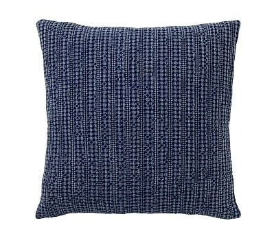 Honeycomb Pillow Cover, 18", Sailor Blue - Image 0