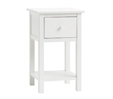 Harlow Nightstand, Simply White, In-home - Image 1