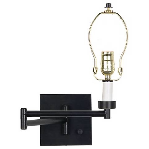 Alta Espresso Plug-in Swing Arm Wall Light - Base Only - Image 0