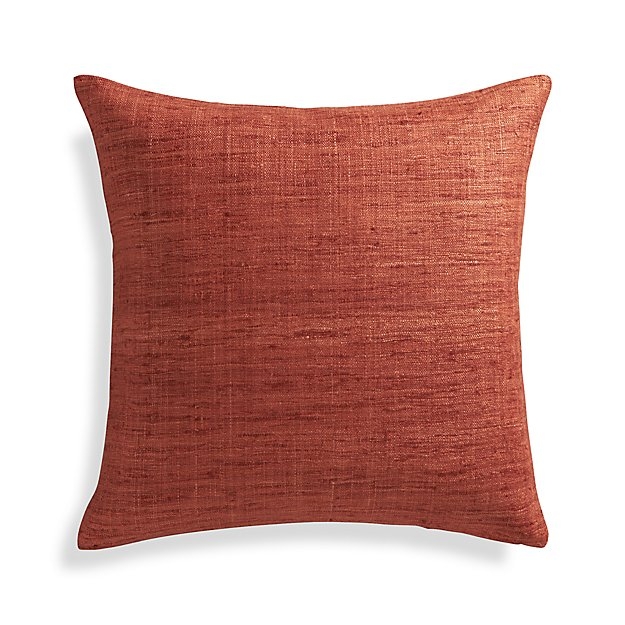 Trevino Terra Cotta Orange 20" Pillow - Image 0