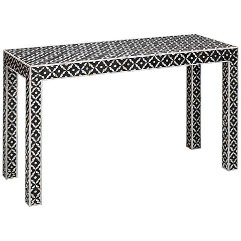 Jamie Young Evelyn Gray Mother of Pearl Console Table white - Image 0