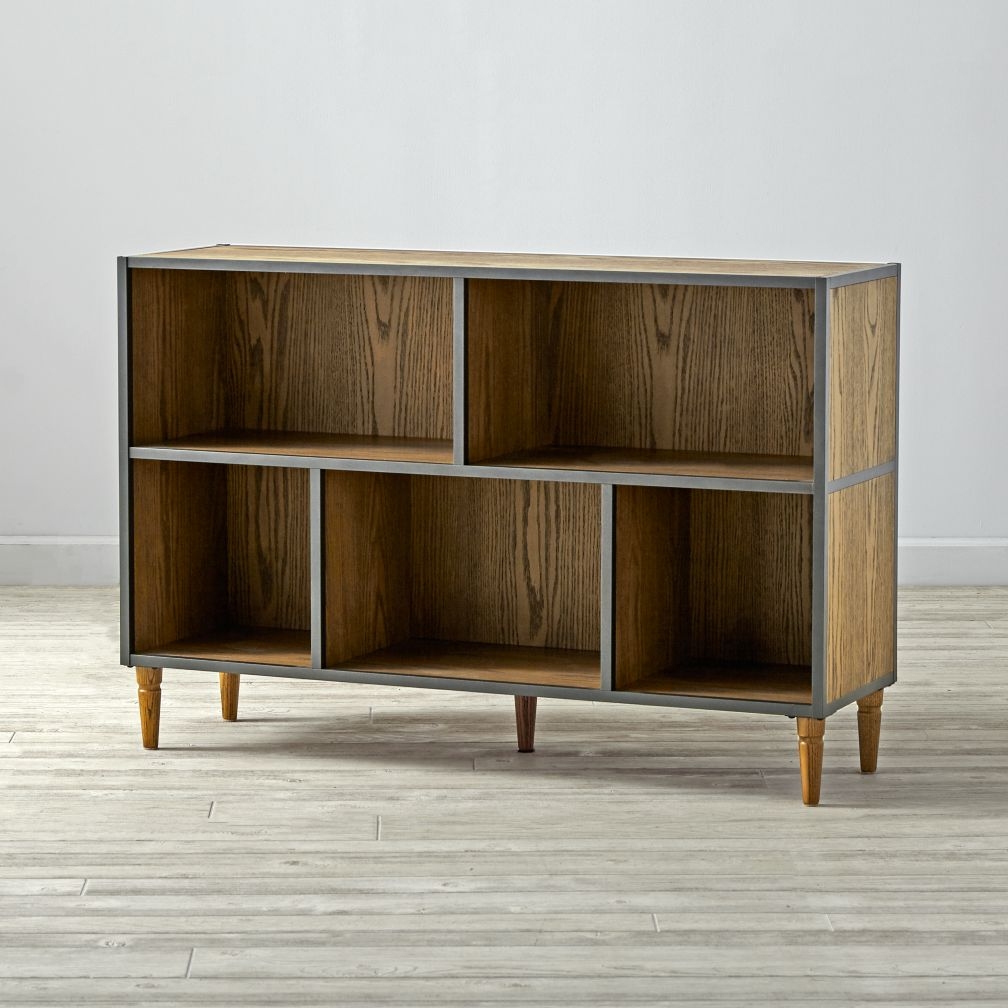Fulton Street Wide Bookcase brown - Image 0