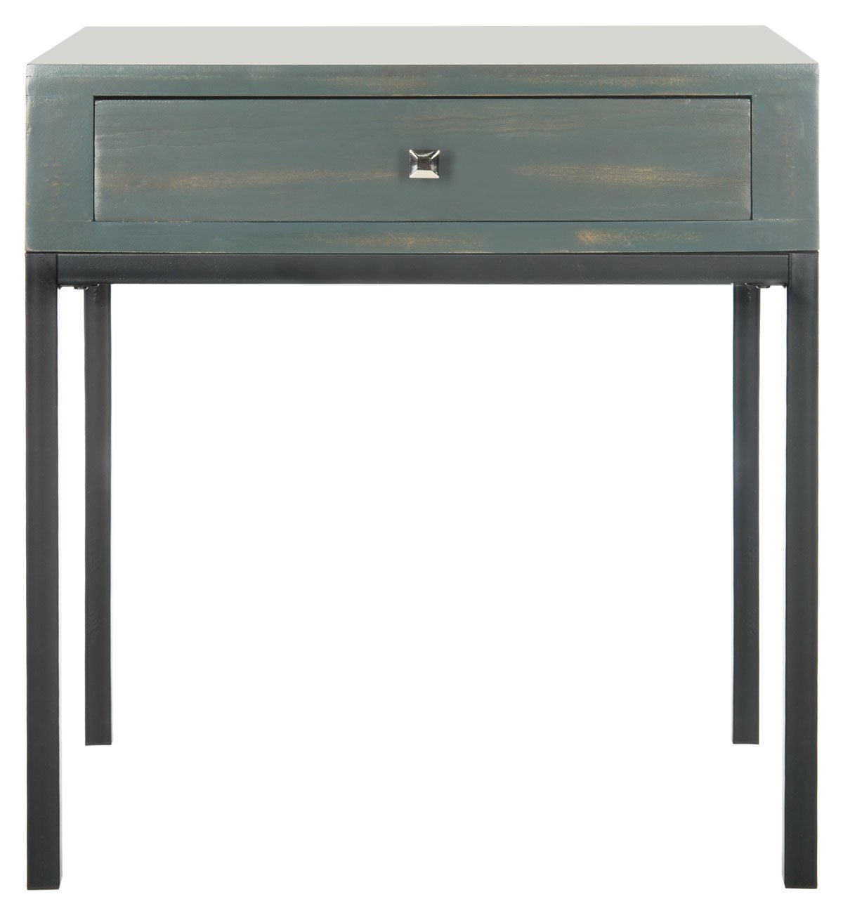 Adena End Table With Storage Drawer - Steel Teal - Arlo Home - Image 0