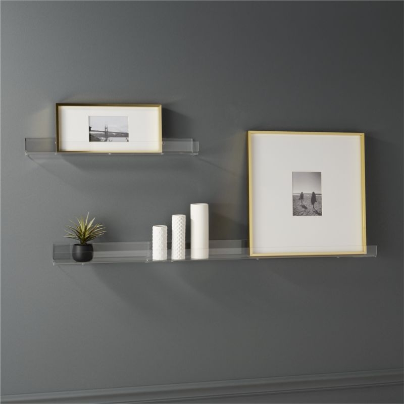 Acrylic wall shelf 48" - Image 1