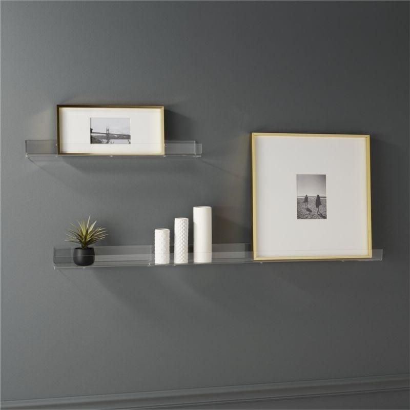 acrylic wall shelf 24" - Image 1