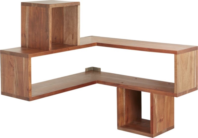 corner block wood shelf - Image 3