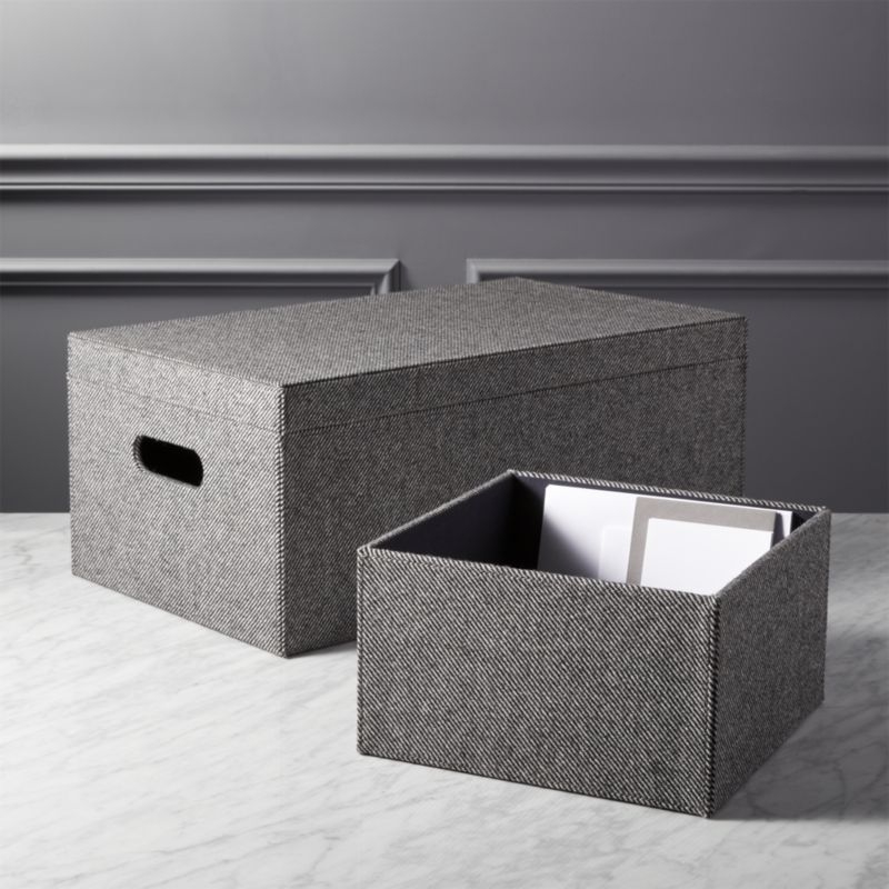 tailor storage box with lid - Image 1