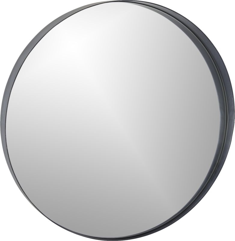 "crescent 24.25"" round wall mirror" - Image 1