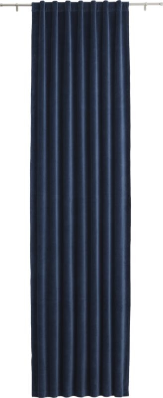 velvet navy curtain panel 48"x96" - Image 4