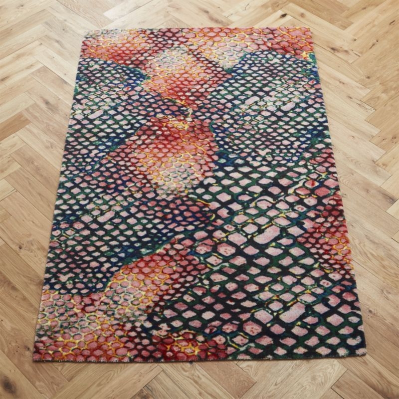 rainbow snake rug 8'x10' - Image 2