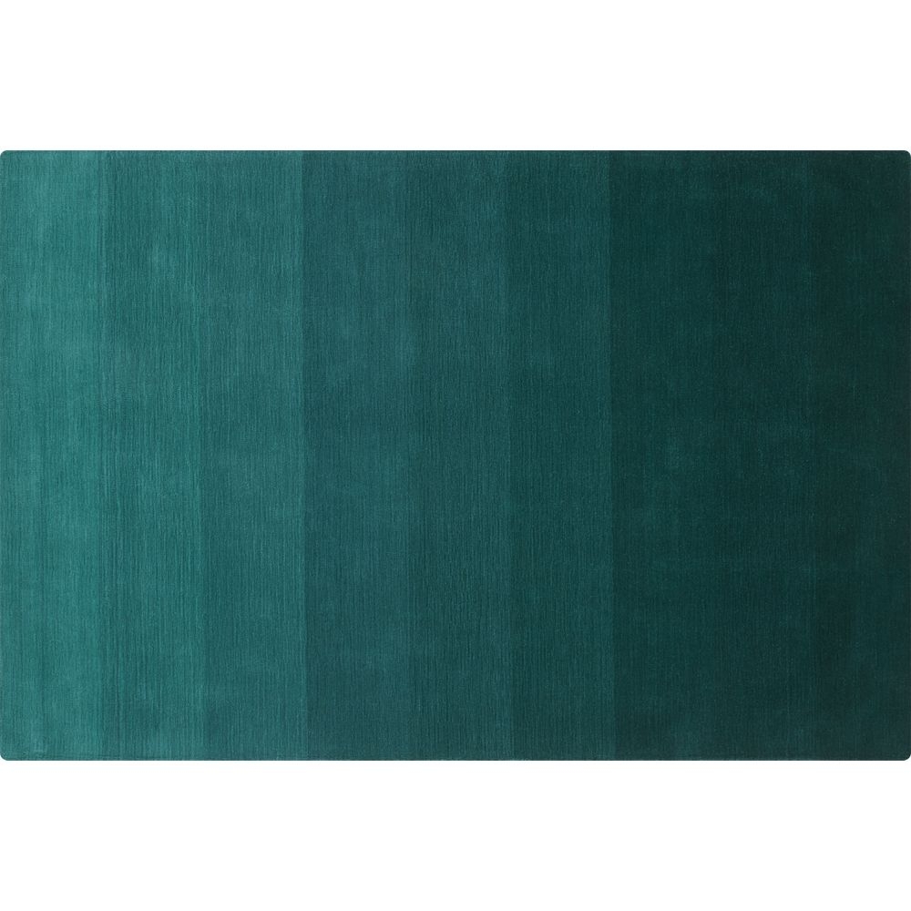 ombre teal rug 6'x9' - Image 0