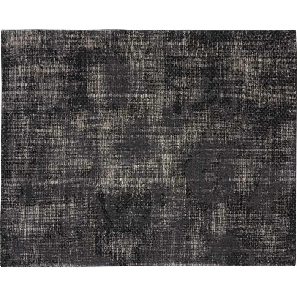 the hill-side disintegrated floral grey rug 8'x10' - Image 0