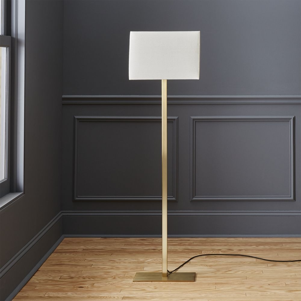 John Metallic Floor Lamp, Bronze - Image 5