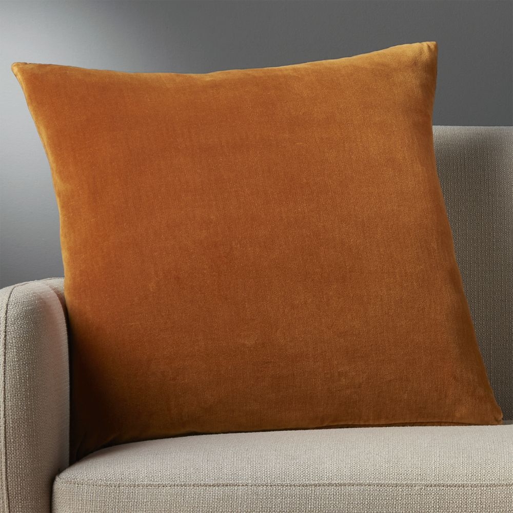 "23"" leisure copper pillow with feather-down insert" - Image 0