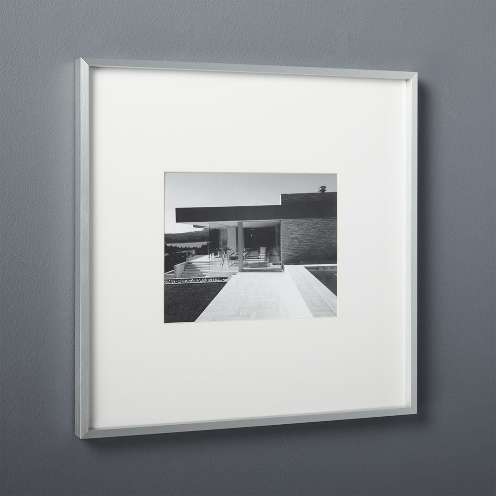 gallery brushed silver 8x10 picture frame - Image 0