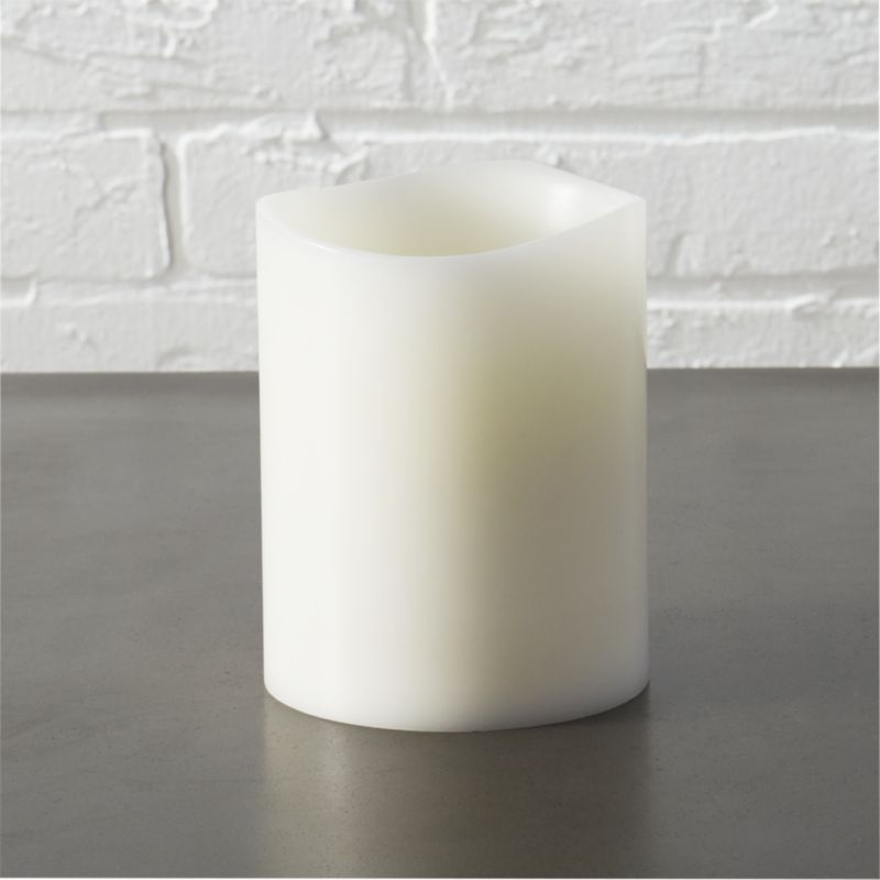 "flameless 3""x4"" LED pillar candle" - Image 3