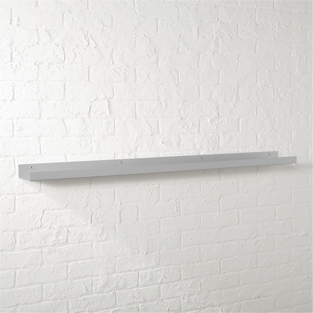 metal aluminum wall shelf 48" - Image 0