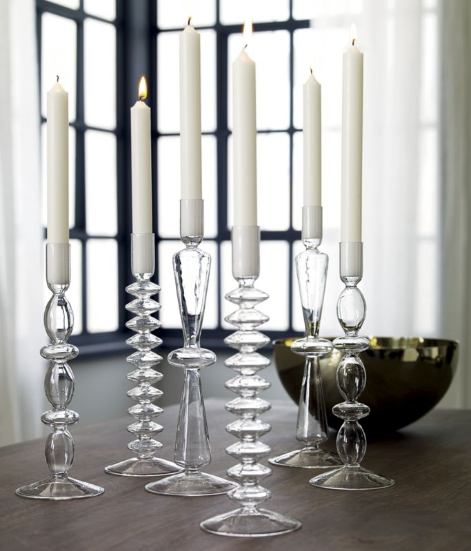 Set of 12 White Taper Candles - Image 2