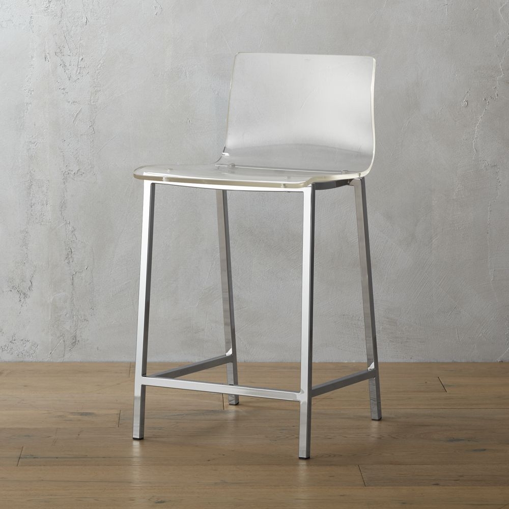 "vapor 24"" acrylic counter stool" - Image 0