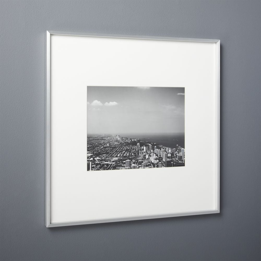 gallery brushed silver 11x14 picture frame - Image 0