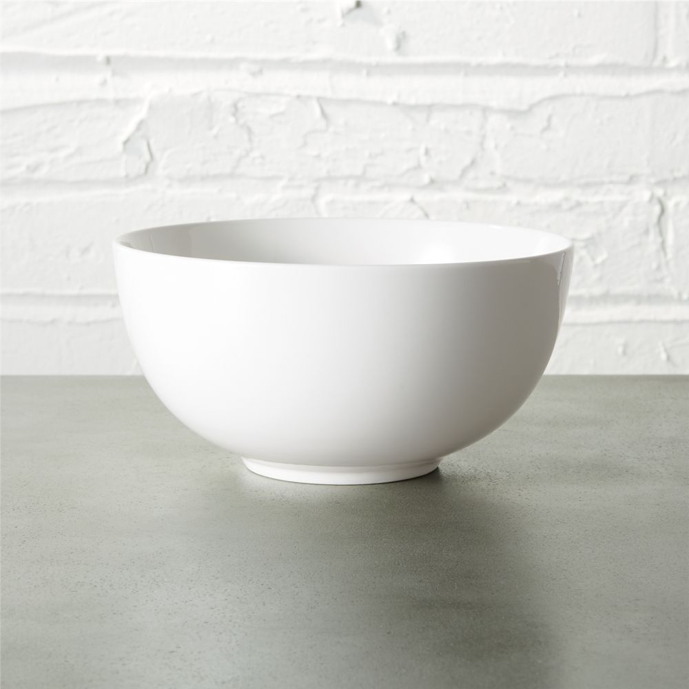 Contact White Soup Bowl - Image 0