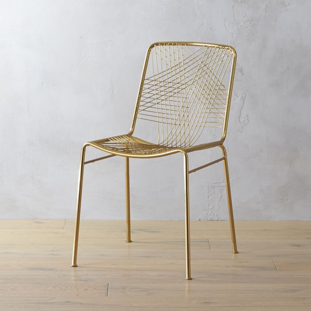 Alpha Brass Metal Chair - Image 0