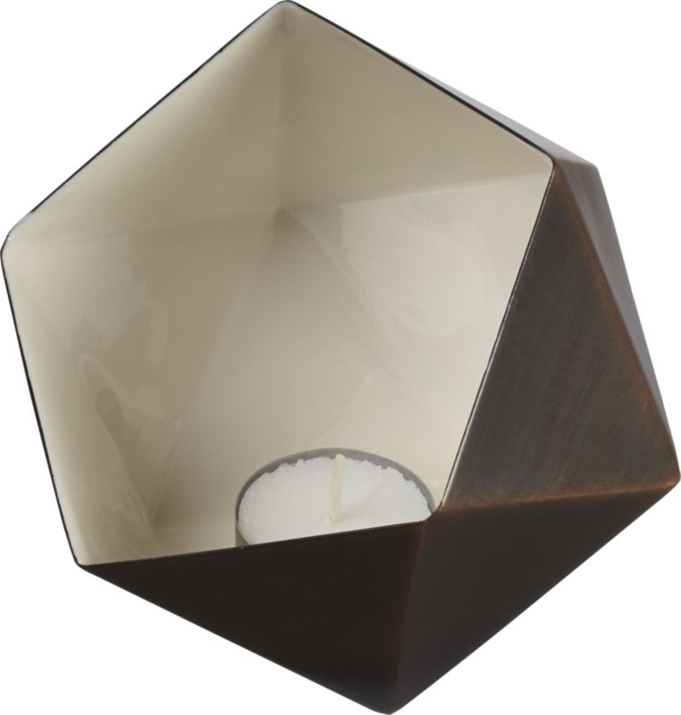 geodesic tea light candle holder - Image 3