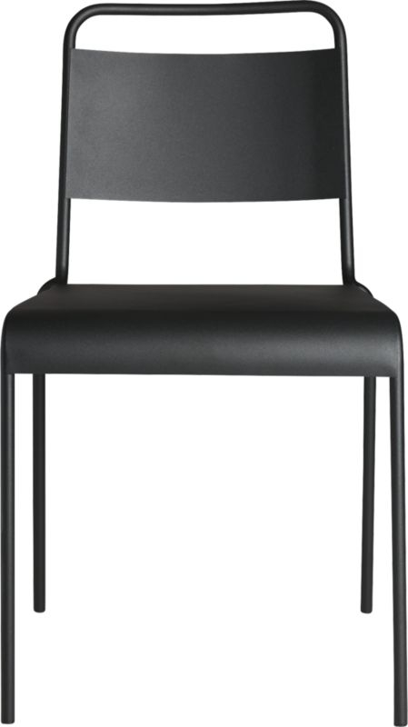 lucinda black stacking chair - Image 2