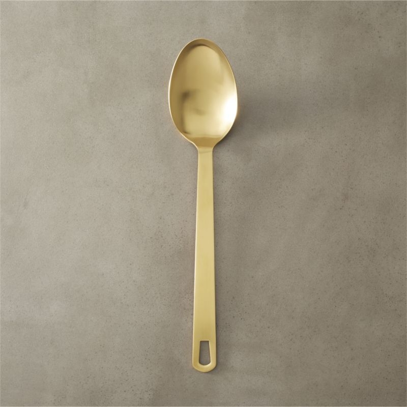 set of 3 brushed gold kitchen utensils - Image 2