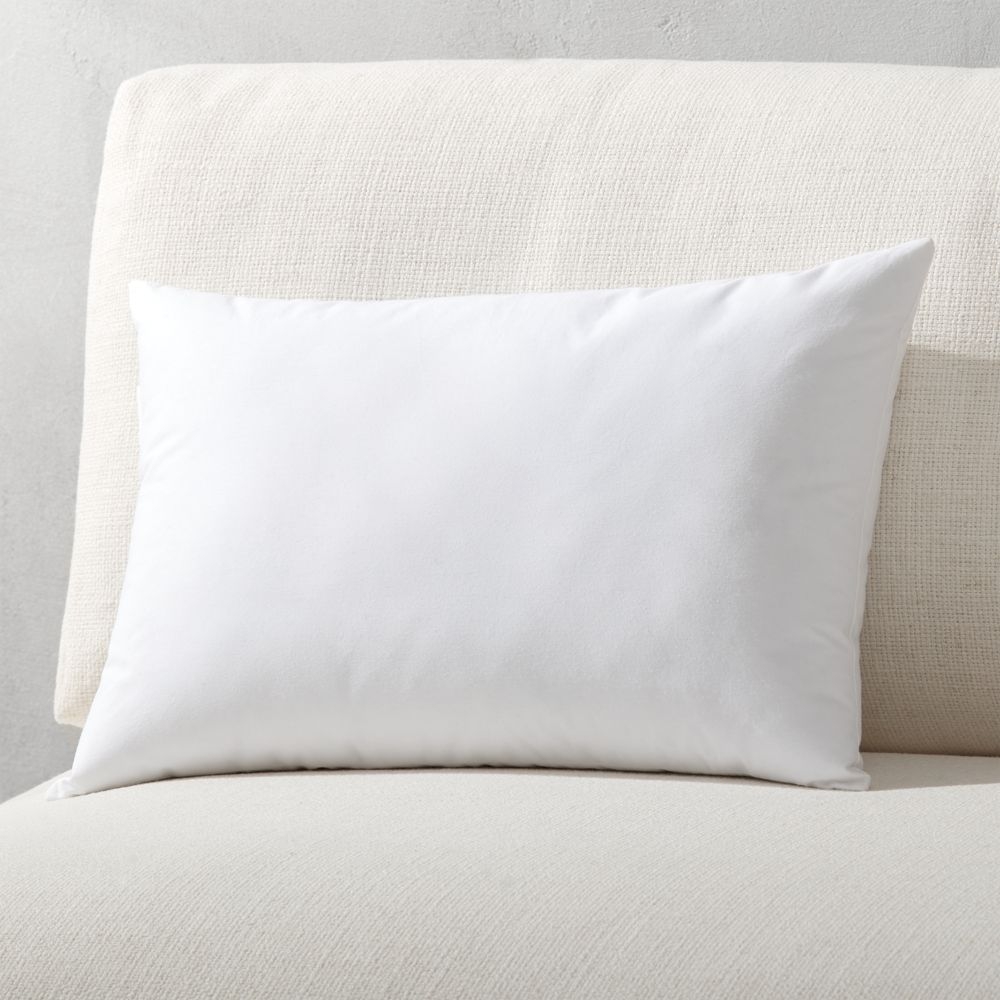 Hypoallergenic Down-Alternative Lumbar Pillow Insert 18"x12" - Image 0