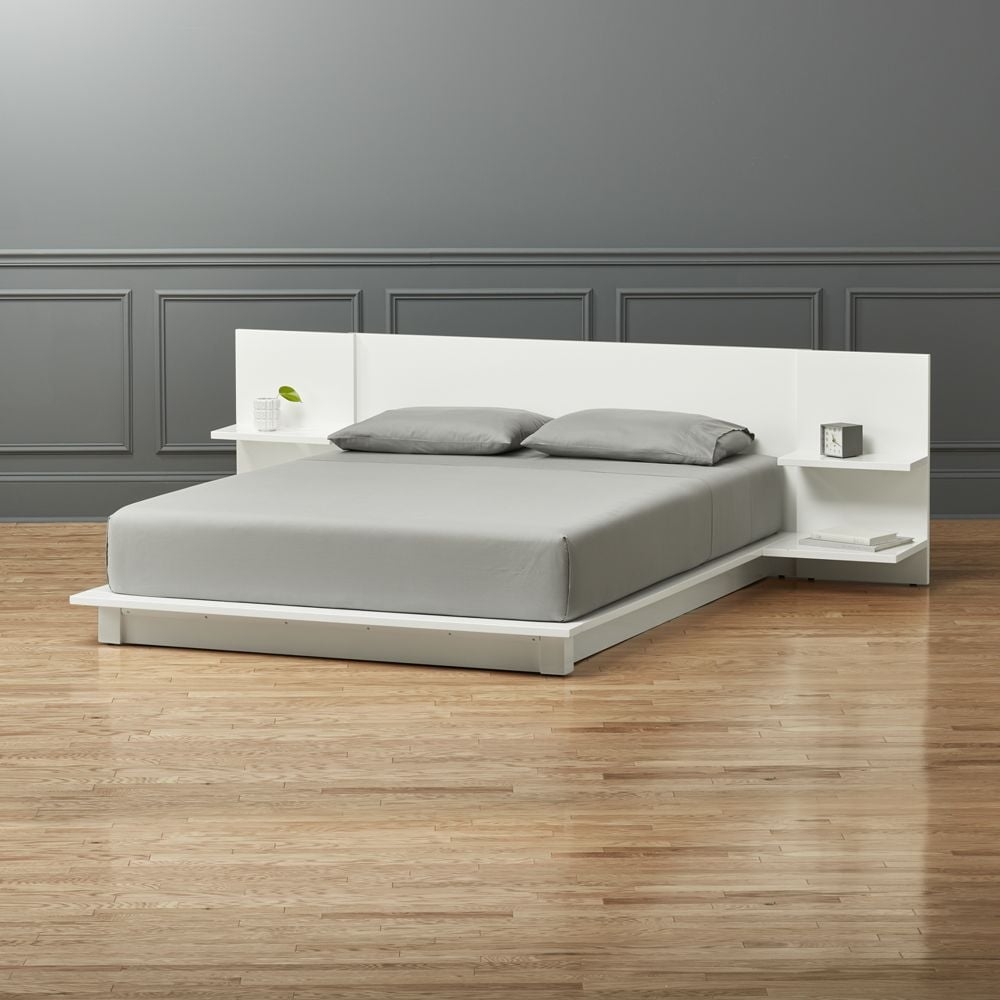 andes white king bed - Image 0