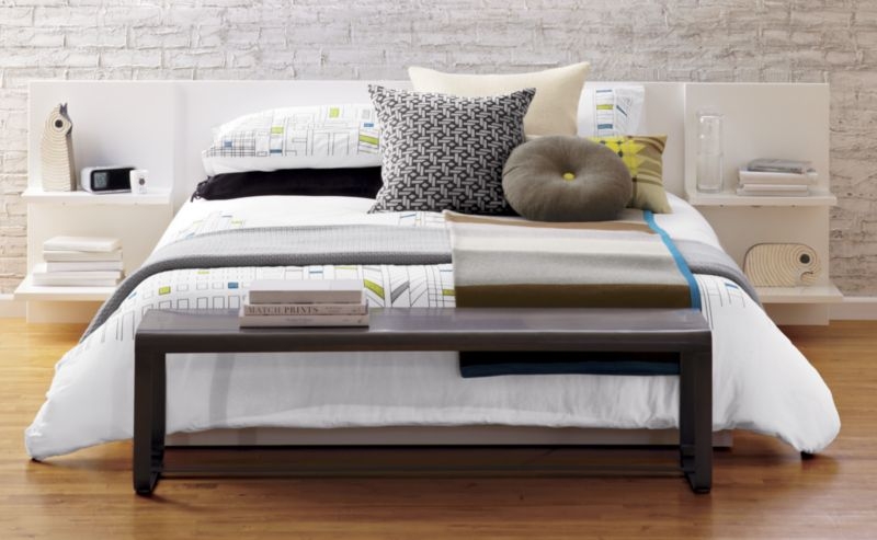 andes white king bed - Image 1