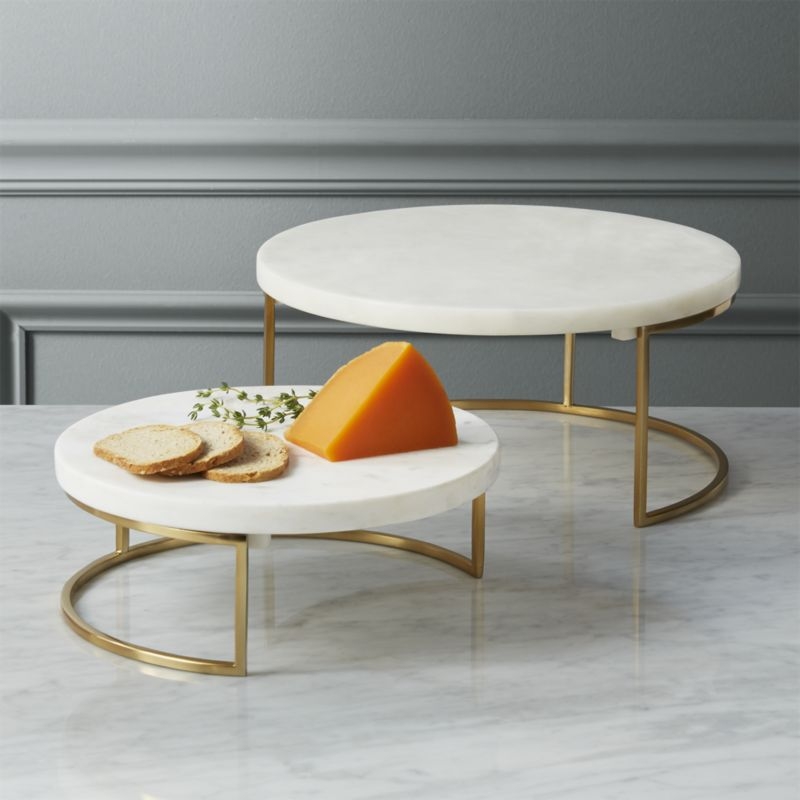 Essex Marble Cake Stand/Server Large - Image 2
