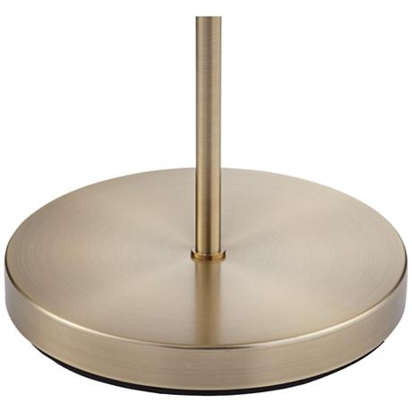 Carlton Globe Brass Finish LED Floor Lamp - Image 2