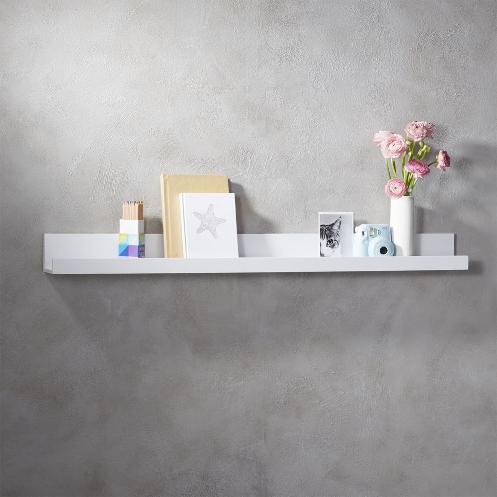 "piano white wall shelf 48""" - Image 2