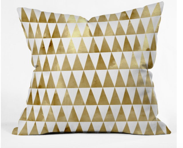 TRIANGLE PATTERN GOLD 20 x 20 with Insert - Image 0