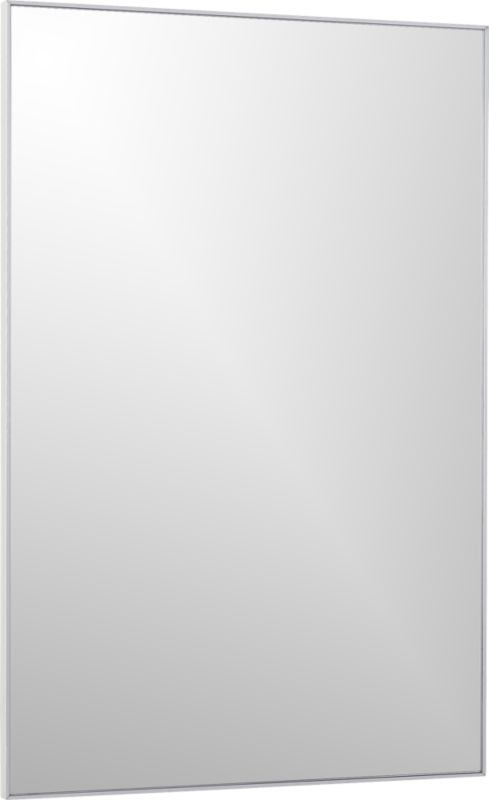 Infinity Silver Rectangular Wall Mirror 24"x36" - Image 2
