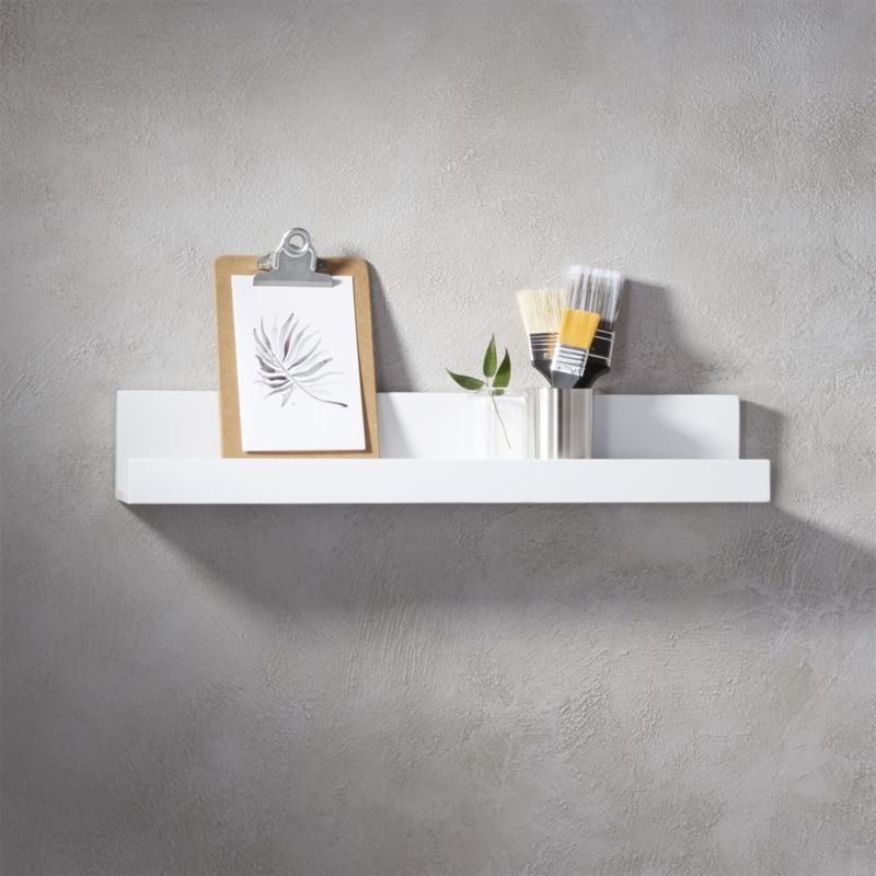 "piano white wall shelf 48""" - Image 5