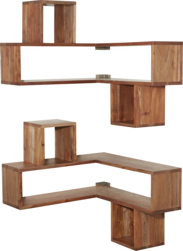 corner block wood shelf - Image 6