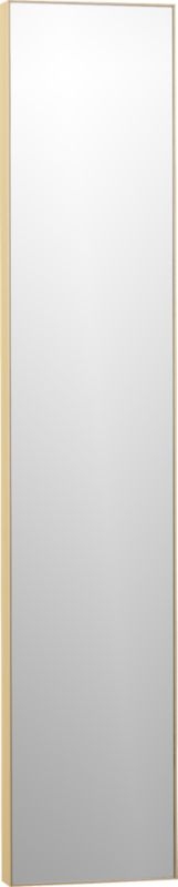 "infinity brass 10.5""x54"" narrow wall mirror" - Image 3