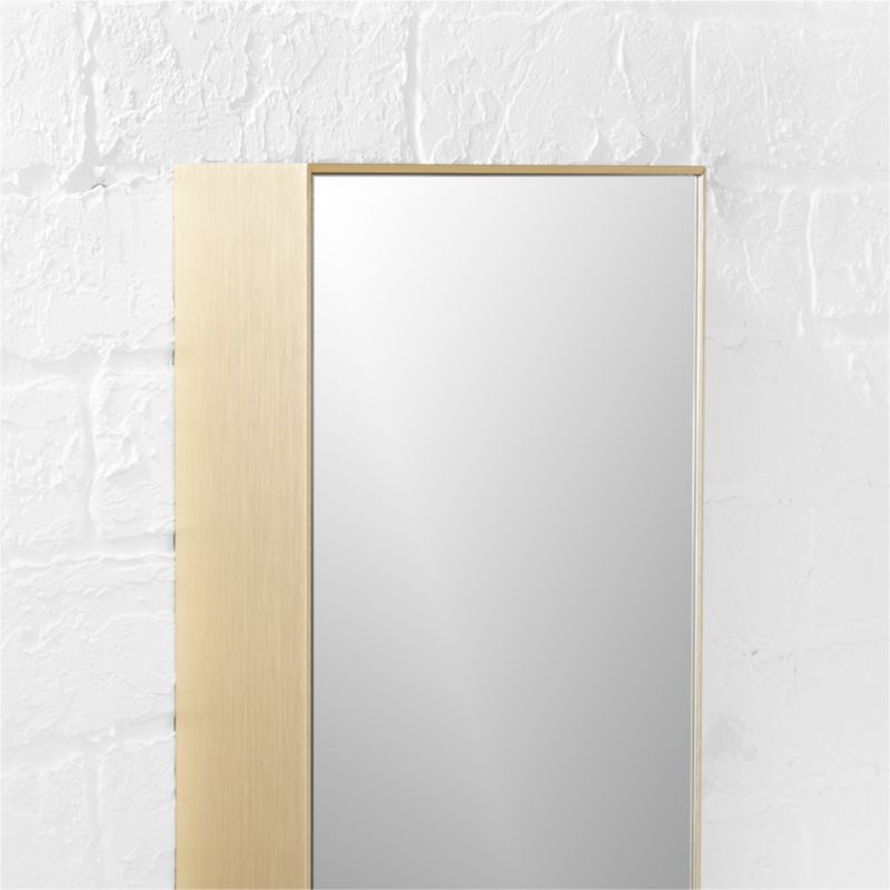 "infinity brass 10.5""x54"" narrow wall mirror" - Image 5