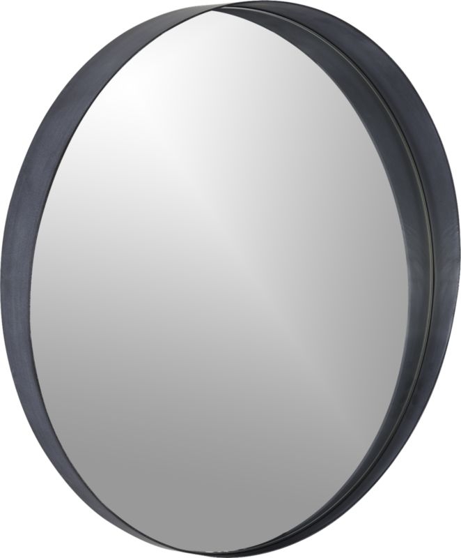 "crescent 24.25"" round wall mirror" - Image 2