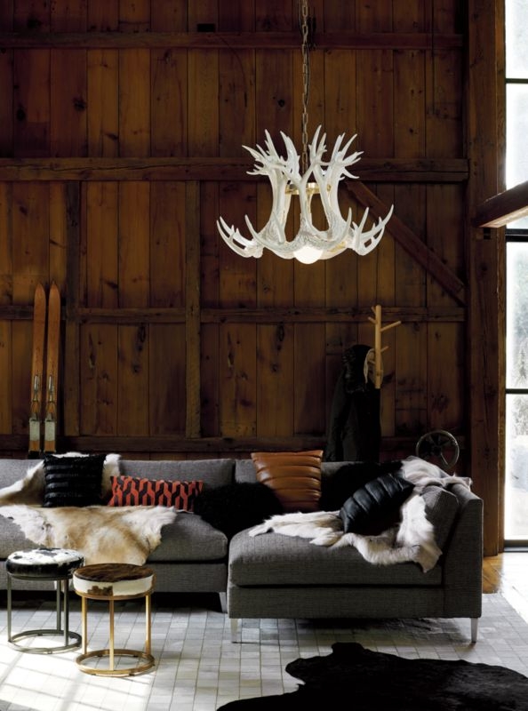 reindeer hide rug 3'x5' - Image 1